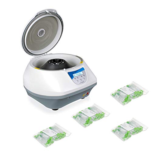 Vision Scientific VS-TC-SPINPLUS-6-T Digital Bench-top Centrifuge | 400-5000rpm (Max. 3074xg) | LCD Display | Includes 15ML X 6 Rotor & 100 X 15ml Tubes