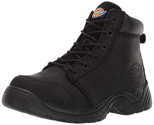 Dickies Men's Wrecker 6' Steel Toe EH Industrial Boot, Black, 10 Medium US
