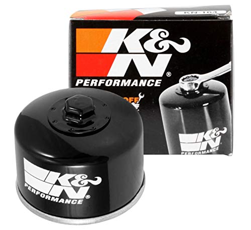 K&N Motorcycle Oil Filter: High Performance, Premium, Designed to be used with Synthetic or Conventional Oils: Fits Select BMW Motorcycles, KN-164