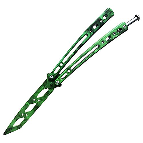 Practice Stainless Steel Training Tool 100% Safe Strong and Durable (Green)