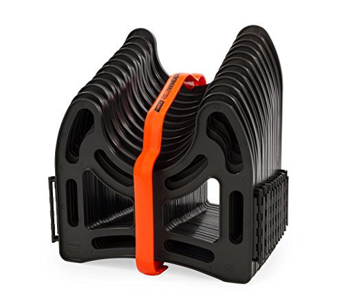 Camco 43031 10ft Sidewinder RV Sewer Hose Support, Made from Sturdy Lightweight Plastic, Won't Creep Closed, Holds Hoses in Place, No Need for Straps