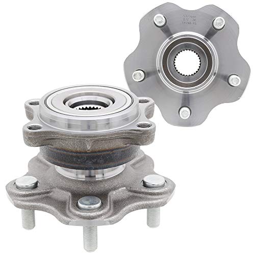 [2-Pack] 512346H - REAR Driver and Passenger Side Wheel Hub Bearing Assembly Compatible With 2003-2009 Nissan 350Z, 2003-2007 Infiniti G35 [OEM Replacement: 43210AL505, 43202AG000]