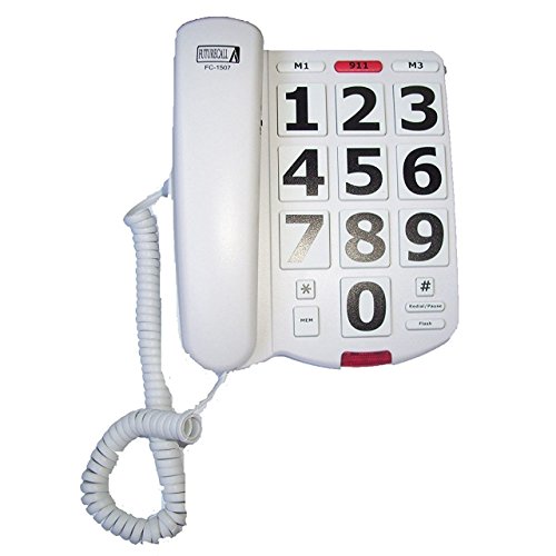 Future Call FC-1507 Big Button Phone with 40db Handset Volume