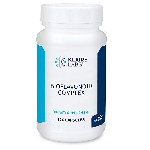 Klaire Labs Bioflavonoid Complex - 375 Milligrams Citrus Bioflavonoids for Cardiovascular Support with Standardized Quercetin & Rutin (120 Capsules)