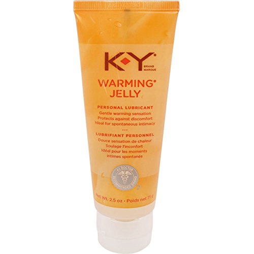K-Y Warming Jelly Personal Lubricant (2.5 oz), Premium Non-Greasy Warming Lube For Women, Men & Couples