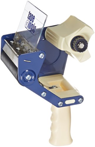 Tape Logic (1 Pack) Heavy-Duty Carton Sealing Tape Dispenser, 4', Blue/White