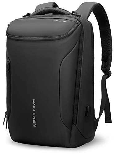 Business Backpack,MARK RYDEN Waterproof laptop Backpack for School Travel Work Flight Fits 17Laptop with USB Plug