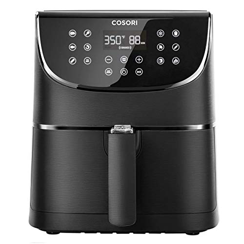 COSORI Air Fryer Max XL(100 Recipes) Electric Hot Oven Oilless Cooker LED Touch Digital Screen with 11 Presets, Preheat& Shake Reminder, Nonstick Basket, 1700W, 5.8 QT-Black