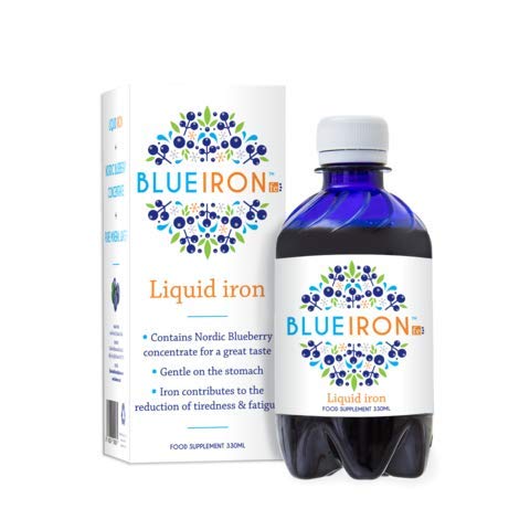 Liquid Mineral Supplement, Iron, Nordic Blueberries, Full of Beneficial antioxidants