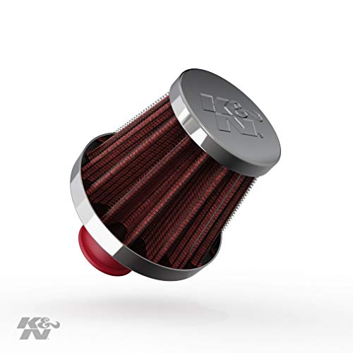 K&N Vent Air Filter/ Breather: High Performance, Premium, Washable, Replacement Engine Filter: Flange Diameter: 0.375 In, Filter Height: 1.75 In, Flange Length: 0.5 In, Shape: Breather, 62-1600RD