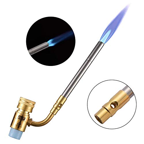 TOPQSC Gas Burner Mapp Welding Torch Brazing Gun Super Propane Gas Welding Plumbing New Propane Torches