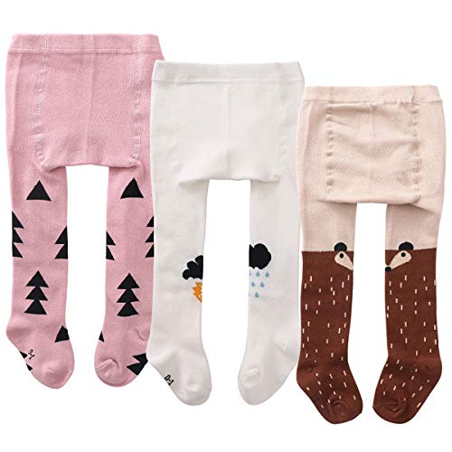 Baby Girls Tight Chriatmas Stocking Infant Kinits Cute Legging Pants Toddler Winter Warm Socks