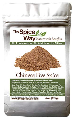 The Spice Way Chinese Five Spice Seasoning - Traditional Authentic Powder Blend 4 oz