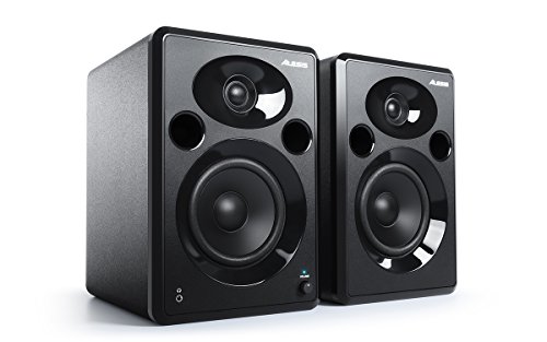 Alesis Elevate 5 MKII | Powered Desktop Studio Speakers for Home Studios/Video-Editing/Gaming and Mobile Devices