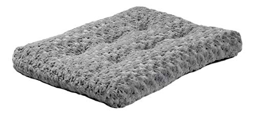 Plush Pet Bed 40624-SGB| Ombre Swirl Dog Bed & Cat Bed | Gray 23L x 18W x 1.75H Inches for Small Dog Breeds