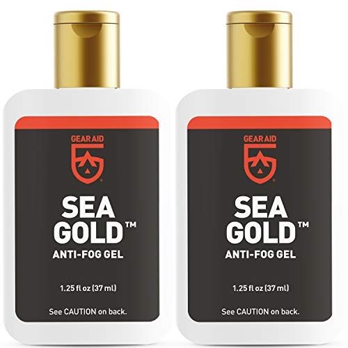 Gear Aid Sea Gold Anti-fog Gel Coating for SCUBA Dive Masks, 1.25 oz, 2 Pack