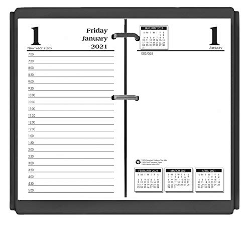 House of Doolittle 2021 Desk Calendar Refill, Daily, Economy, Fits #17 Base, 3.5 x 6 Inches, January - December (HOD4717-21)