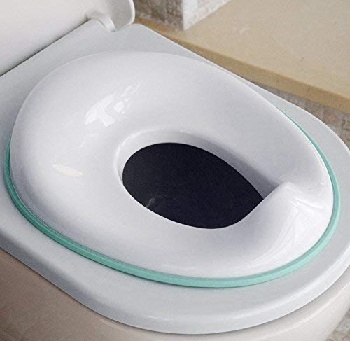Potty Training Seat for Boys And Girls, Fits Round & Oval Toilets, Non-Slip with Splash Guard, Includes Free Storage Hook - Jool Baby