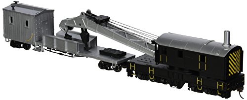 Bachmann Trains - 250-Ton Steam Crane & Boom Tender - PAINTED UNLETTERED -HO Scale