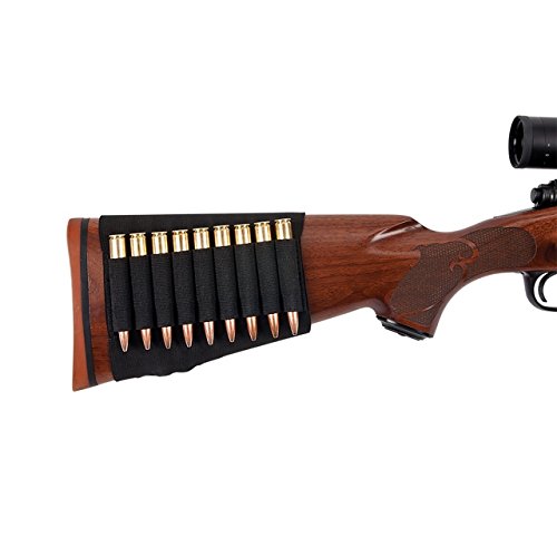Allen Rifle Buttstock Shell/Cartridge Holder, fits most hunting rifles .270, 30.06, 6.5 creedmoor, 7mm