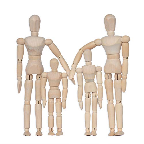 alikeke 4Pack Family Portrait Family of Four （Daddy Mommy Sister Brother）