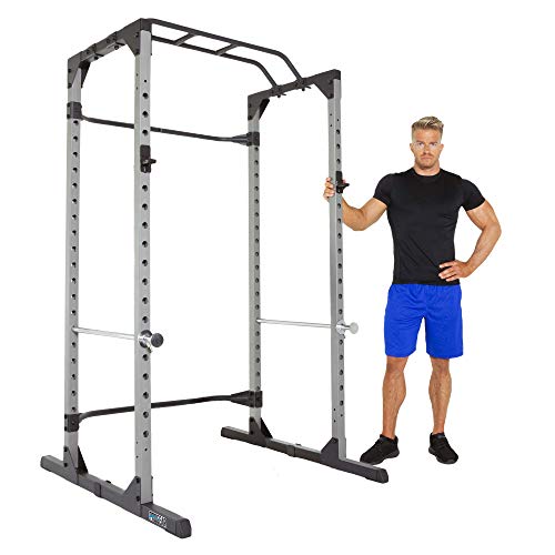 Kinelo Progear 1600 Ultra Strength 800lb Weight Capacity Power Rack Cage with Lock-in J-Hooks