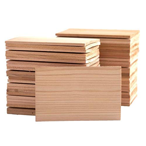 50 Pack Small 4x6 Cedar Grilling Planks - Bulk Quantity for Restaurants and Chefs