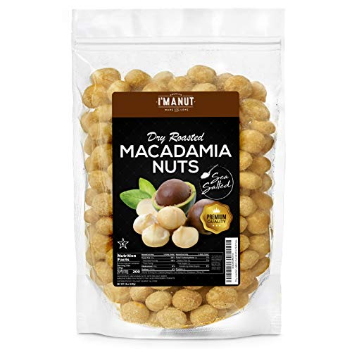 Oven Dry Roasted Macadamia Nuts, with Sea salt, 1.5Lbs, Fancy Whole, No Oil | No PPO | Made from 100% Natural Macadamia Nuts