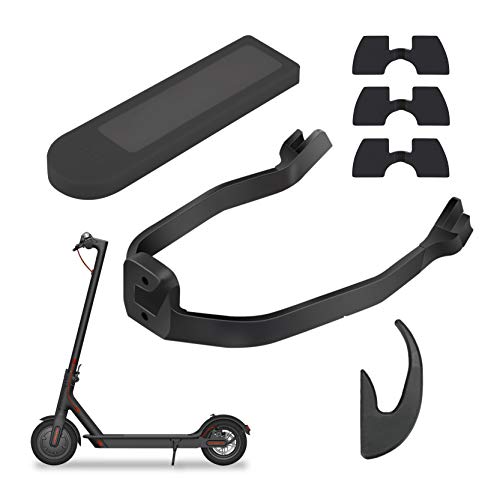 Tinke Electric Scooter Accessories Pack Suit Set Hook,Fender Bracket,Vibration Damper Gasket,Power Protection Cover Compatible for Xiaomi Mijia M365 M365/Pro