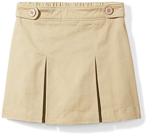 Amazon Essentials Big Girls' Uniform Skort, Khaki, XL (12)