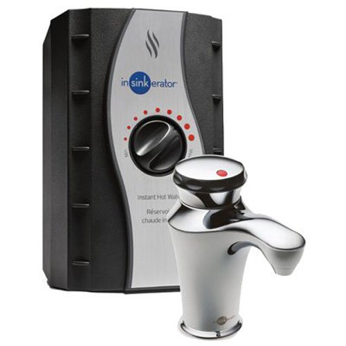 InSinkErator Contour Instant Hot Water Dispenser System - Faucet & Tank, Chrome, H-CONTOUR-SS