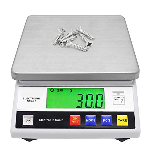 CGOLDENWALL High Precision Scale 10kg 0.1g Digital Accurate Electronic Balance Lab Scale Laboratory Industrial Scale Weighing and Counting Scale Scientific Scale CE 0.1g (10kg, 0.1g)