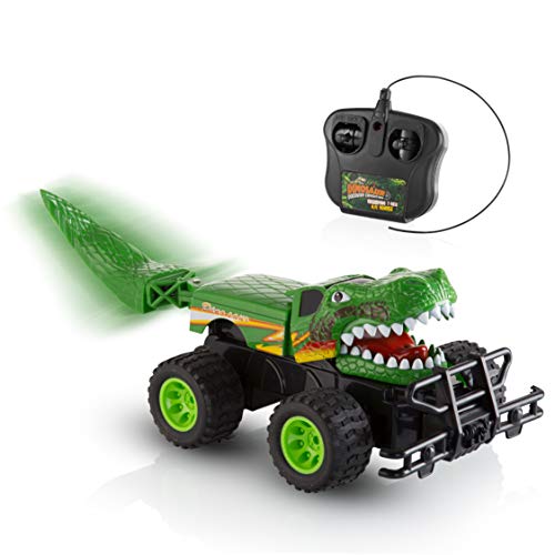 Advanced Play Cool Dinosaur Remote Control Toy Car for Kids 4WD Off Road Vehicle Monster Truck 1 18 Scale High Speed Rc Cars for KidsToddlers Boys and Girls