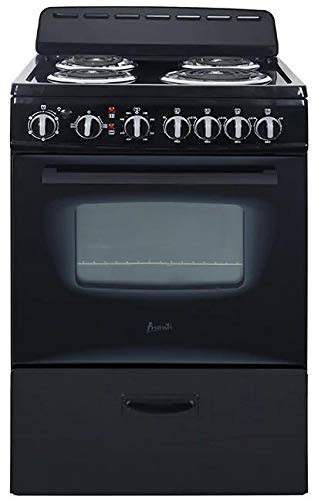 Avanti ERU240P1B Black 24 Inch Electric Freestanding Range