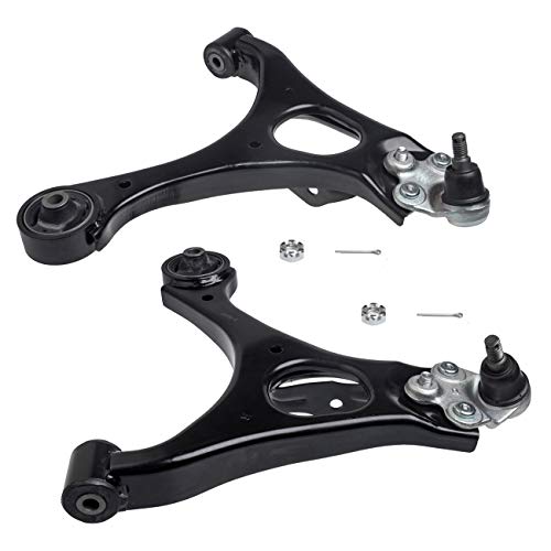 TUCAREST 2Pcs K620382 K620383 Left Right Front Lower Control Arm and Ball Joint Assembly Compatible With 06 07 08 09 10 11 Honda Civic (Fits 1.8L and 1.3L) Acura CSX Driver Passenger Side Suspension