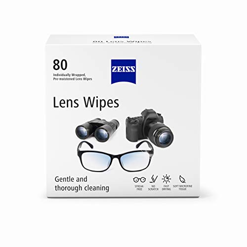 Zeiss Pre Moistened Lens Cleaning Wipes 80 Count
