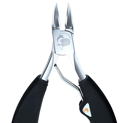The Original Soft Grip Toenail Clippers by Fox Medical - Surgical Grade Stainless Steel Nail Nippers
