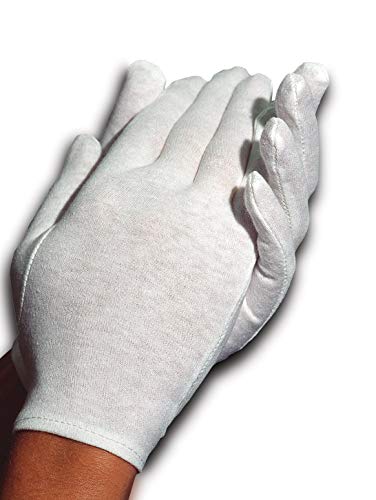 Cara Moisturizing Eczema Cotton Gloves, Large, 24 Pair