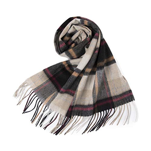 Comhats Winter Fashion Scarf Shawl Wrap Womens Mens Warm Wool Cold Weather Soft Black-Camel