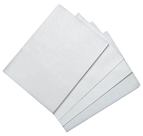 Oasis Supply 100 Piece Edible Rectangle Wafer Paper Pack, 8' by 11', White