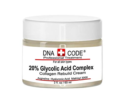 Anti-Aging 20% Glycolic Acid Complex Collagen Reubild Cream w/Argireline,Matrixyl 3000, CoQ10