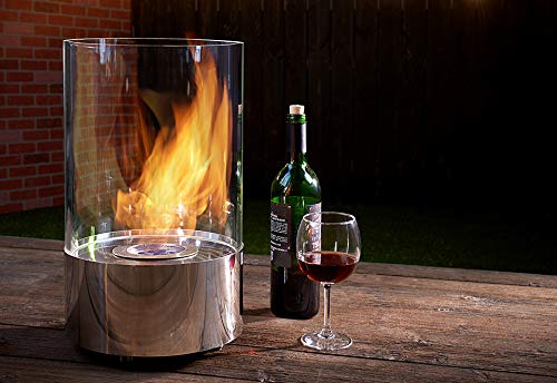 Sharper Image Tabletop Round Fireplace