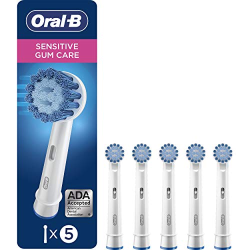 Oral-B Sensitive Replacement Electric Toothbrush Heads, 5 Count