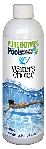 Waters Choice Pool Water Polish - Newly Labeled Pure ENZYMES for Pools - All Natural Monthly Pool Enzyme Treatment - for Less Chemicals