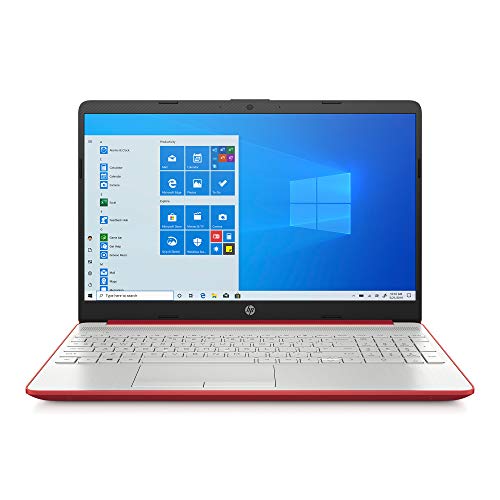 2020 HP 15.6' HD LED Display Laptop, Intel Pentium Gold 6405U Processor, 4GB DDR4 RAM, 128GB SSD, HDMI, Webcam, WI-FI, Windows 10 S, Scarlet Red