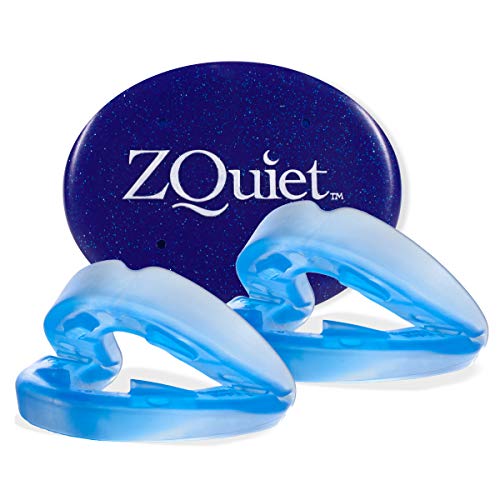 ZQUIET Anti-Snoring Mouthpiece Solution, 2-Size Comfort System Starter Kit - Made in USA & FDA Cleared, Natural Sleep Aid Device, Dentist Designed Oral Appliance
