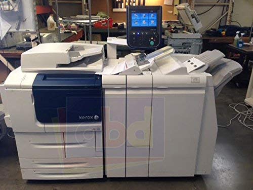 Refurbished Xerox D125 Monochrome Digital Production Printer – up to 125 ppm, Copy, Print, Scan, Integrated Fiery, Stapler Finisher, Hole Punch (Renewed)