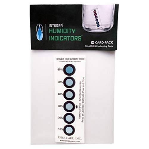 Integra Boost 748322 Humidity Indicating Cards (1= 10/Pack) Plant-Germination-Equipment, Natural