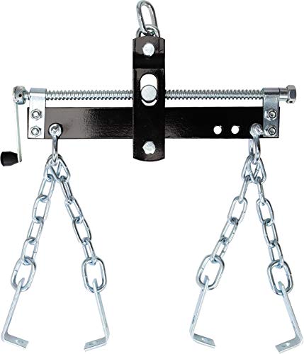 Torin AT32100B Engine Hoist Shop Crane Accessory: Steel 3 Position Engine Leveler with Adjustable Handle, 3/4 Ton (1,500 lb) Capacity, Black