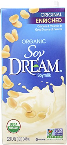 SOY DREAM Enriched Original Organic Soymilk, 32 fl. oz. (Pack of 6)